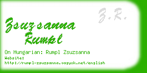 zsuzsanna rumpl business card